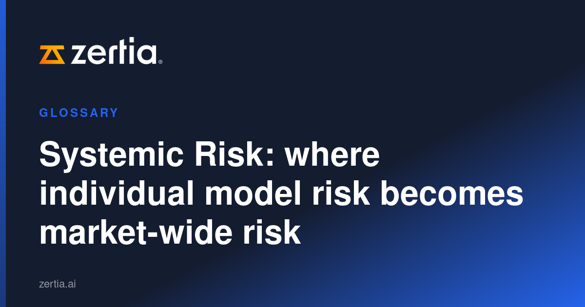 AI Systemic Risk: Market-Wide Failure | Zertia